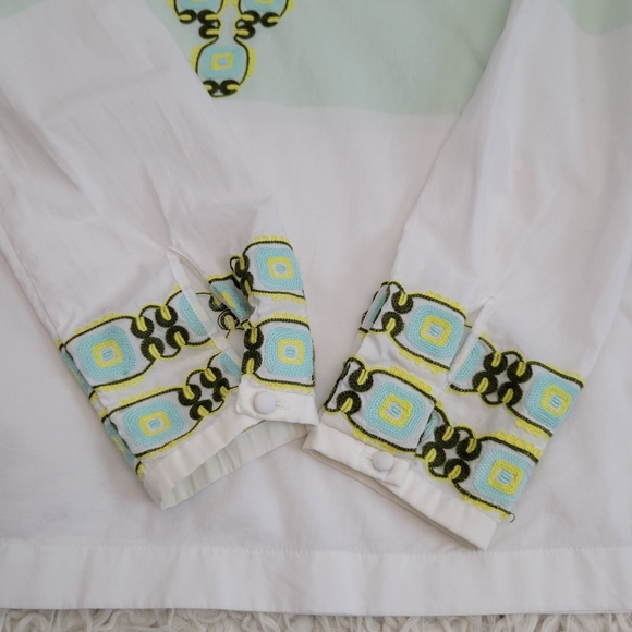 Tory Burch Embroidered Tunic Top - Picture 8 of 9